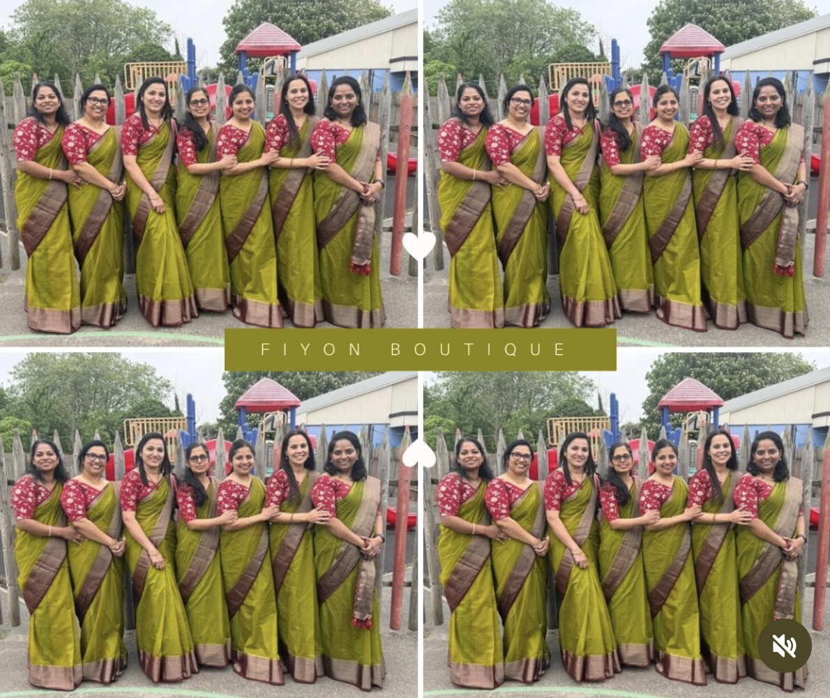 Uniform saree collection image 2